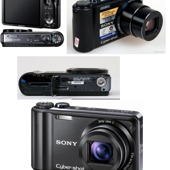 Sony Cyber-Shot DSC-HX5V (sort)