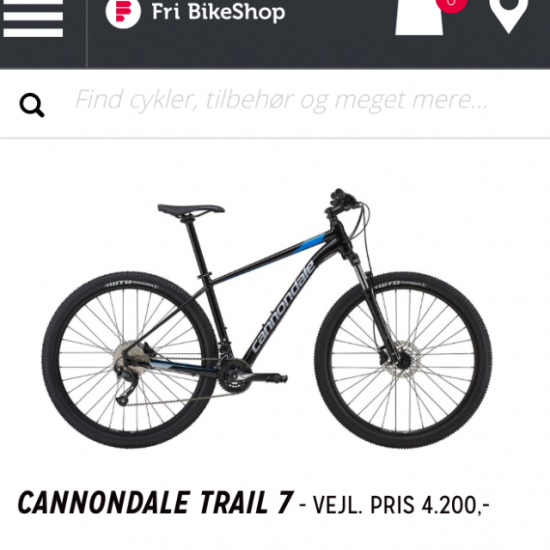 Cannondale mountain bike